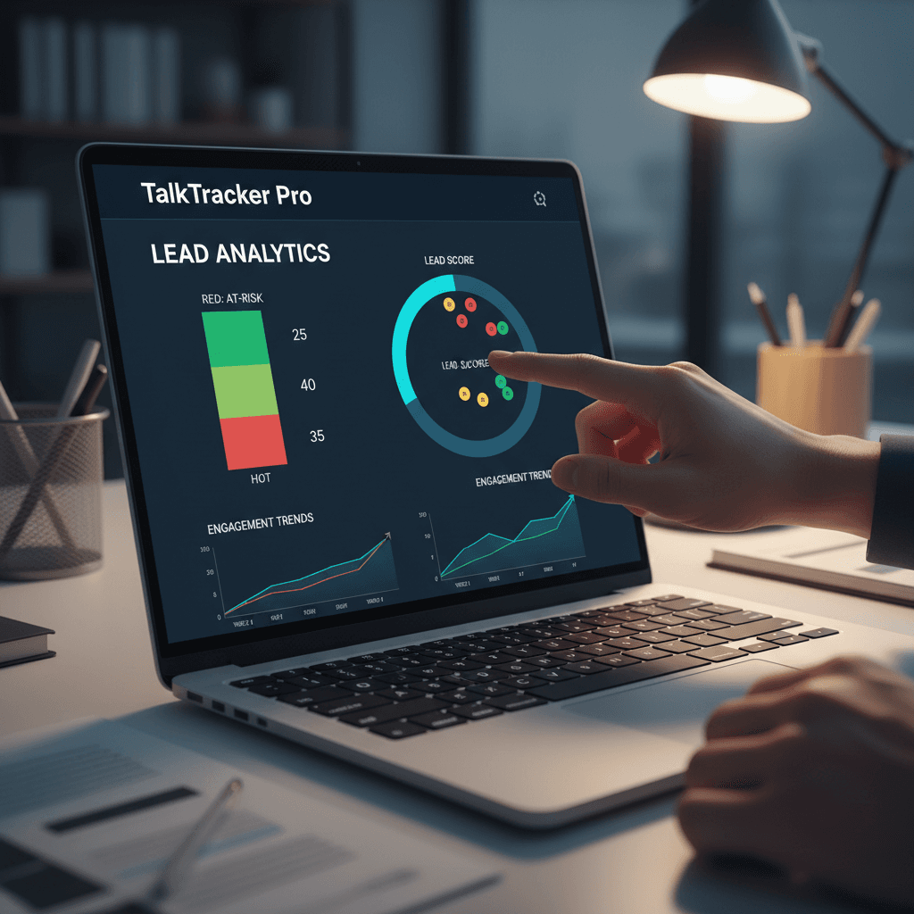 AI lead scoring dashboard