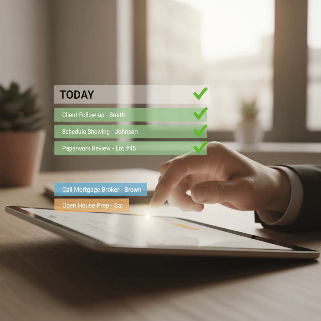 Automated follow-up reminders and scheduled touchpoints